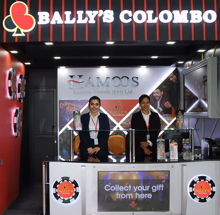 Bally’s Airport Counter in Colombo